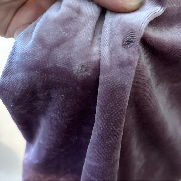 DAYDREAM by Berkshire Home Velvet Lilac Hooded Midi Length Robe - Picture 8 of 9